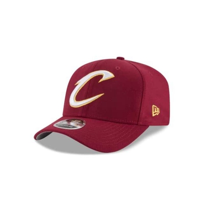 Red Cleveland Cavaliers Hat - New Era NBA Stretch Snap 9FIFTY Snapback Caps USA9105643